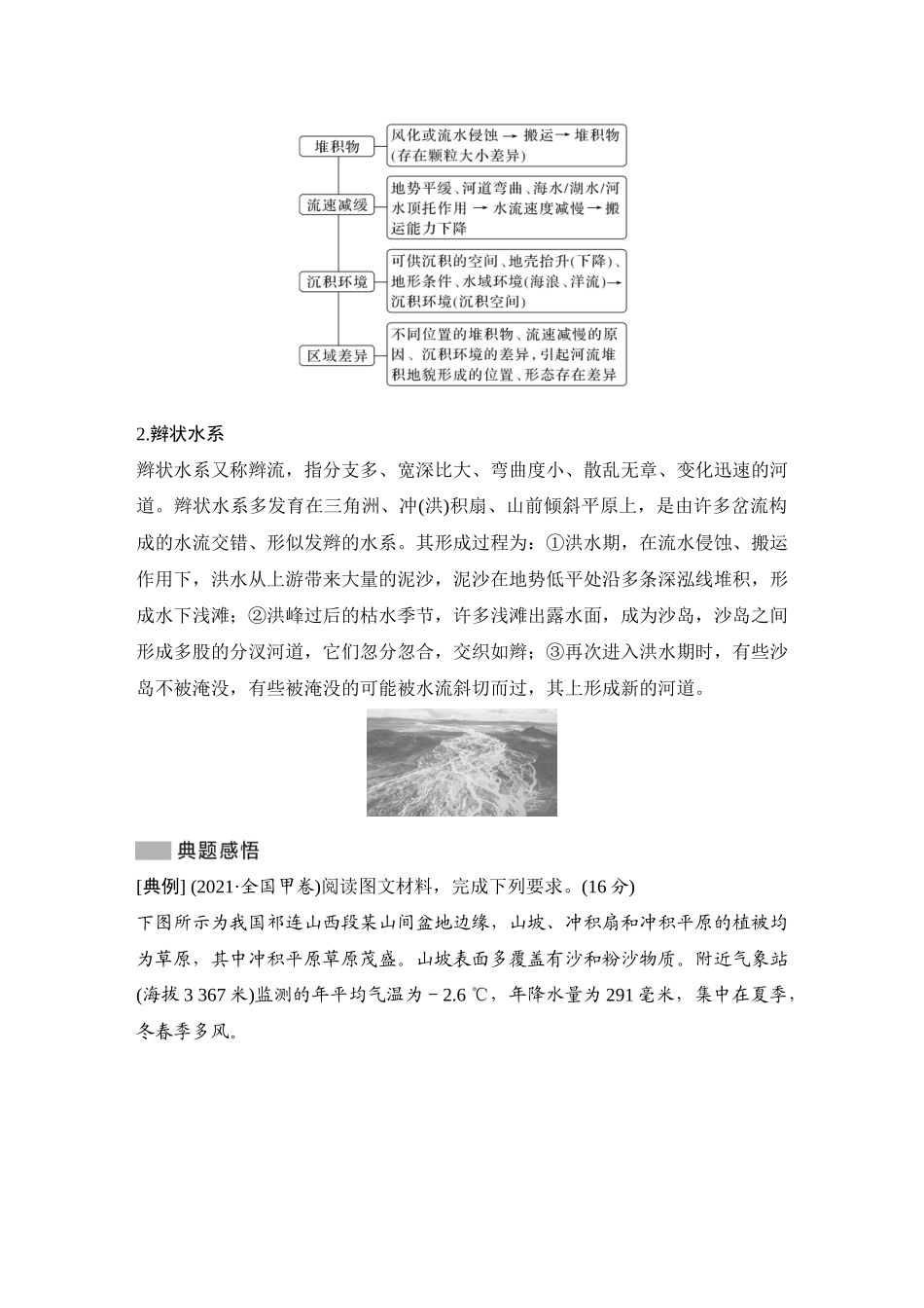 2026版创新设计高考总复习地理中图版教师用-第18课时　流水堆积地貌.docx_第3页