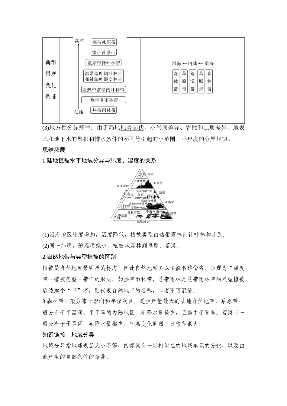 2026版创新设计高考总复习地理中图版教师用-第42课时　水平分异规律和地方性分异规律.docx_第3页