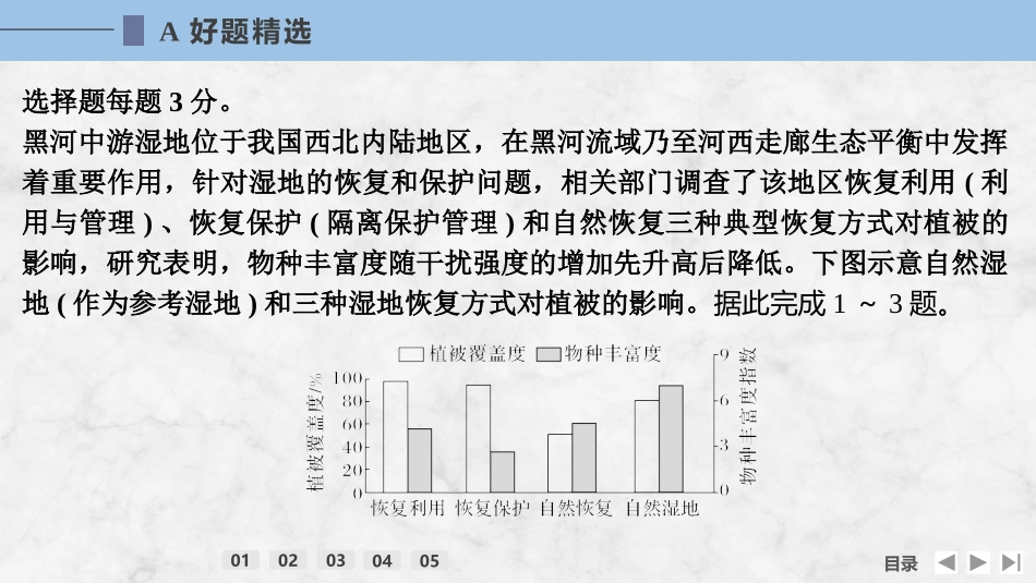 2026版创新设计高考总复习地理中图版强化练课件-强化练80　自然保护区与生态安全.pptx_第2页