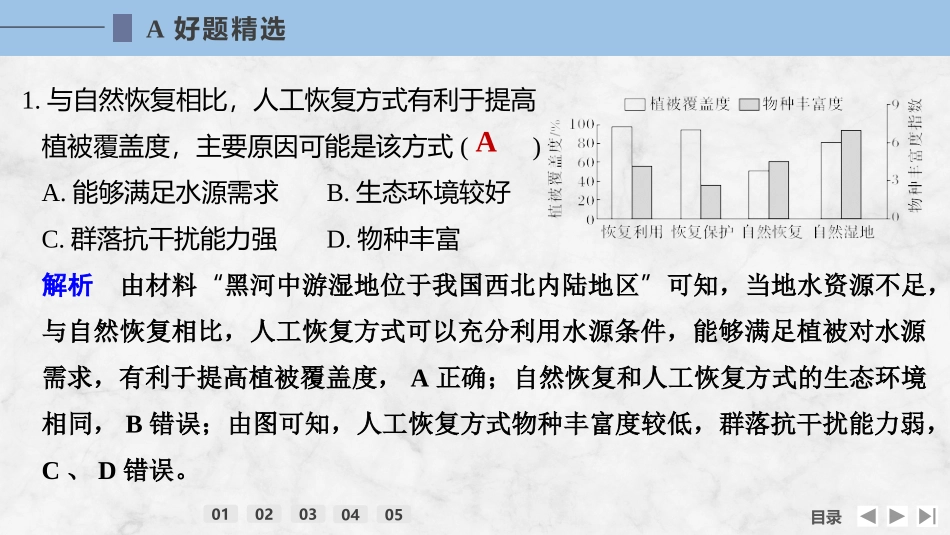 2026版创新设计高考总复习地理中图版强化练课件-强化练80　自然保护区与生态安全.pptx_第3页