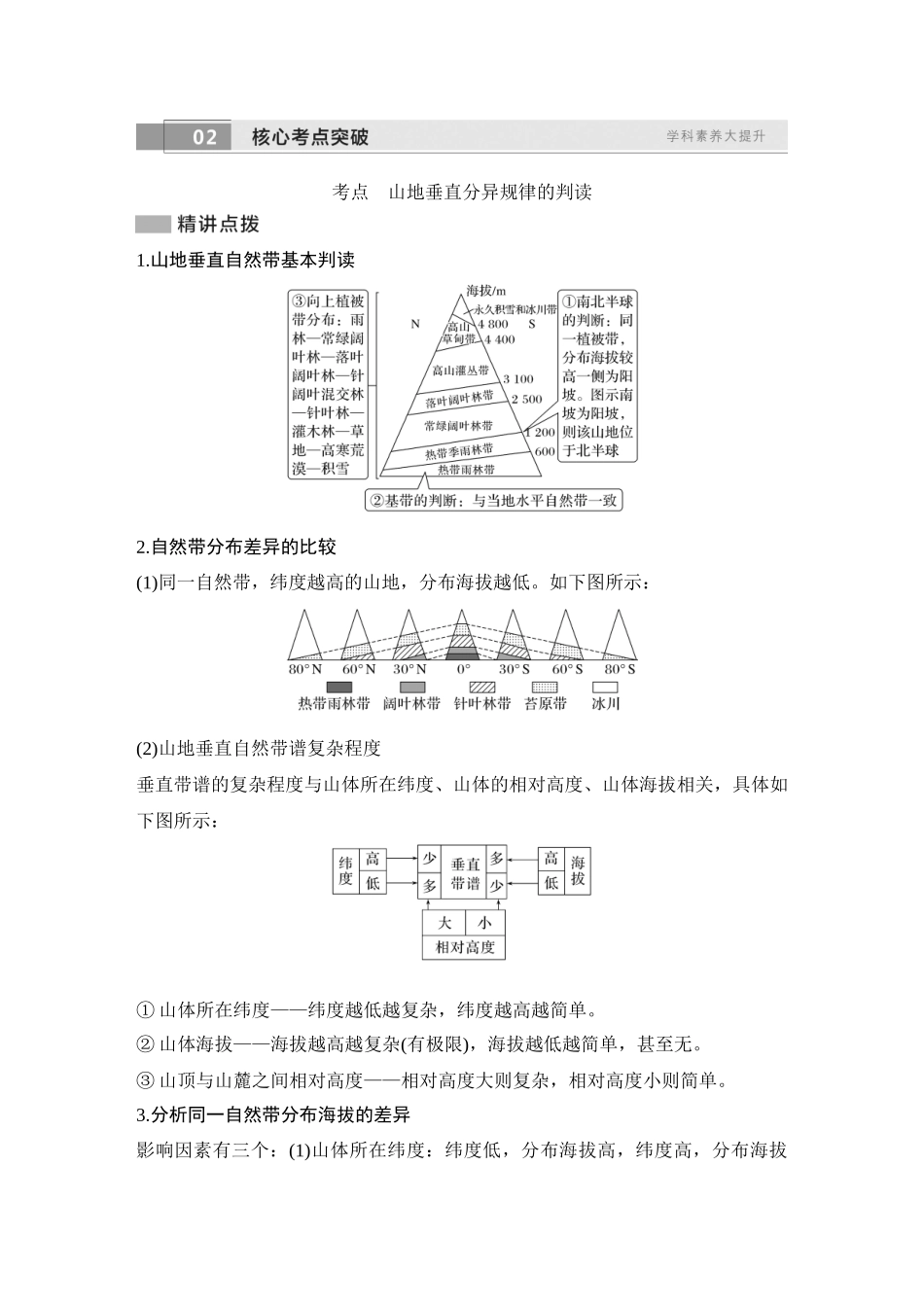 2026版创新设计高考总复习地理中图版学生用-第43课时　垂直分异规律.docx_第2页