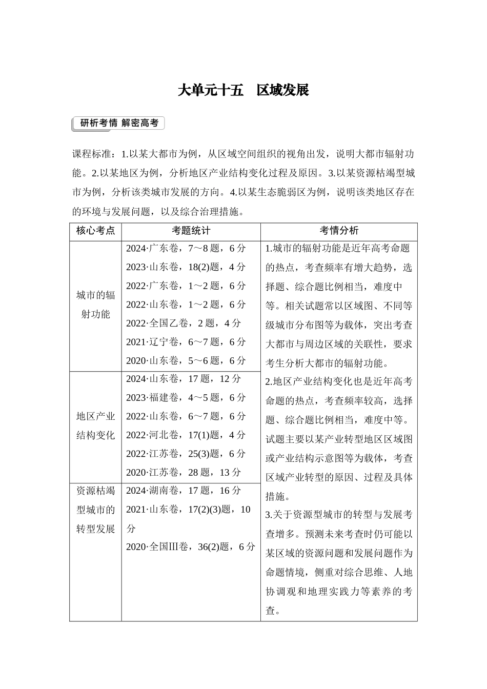 2026版创新设计高考总复习地理中图版学生用-第66课时　上海大都市的辐射功能.docx_第1页