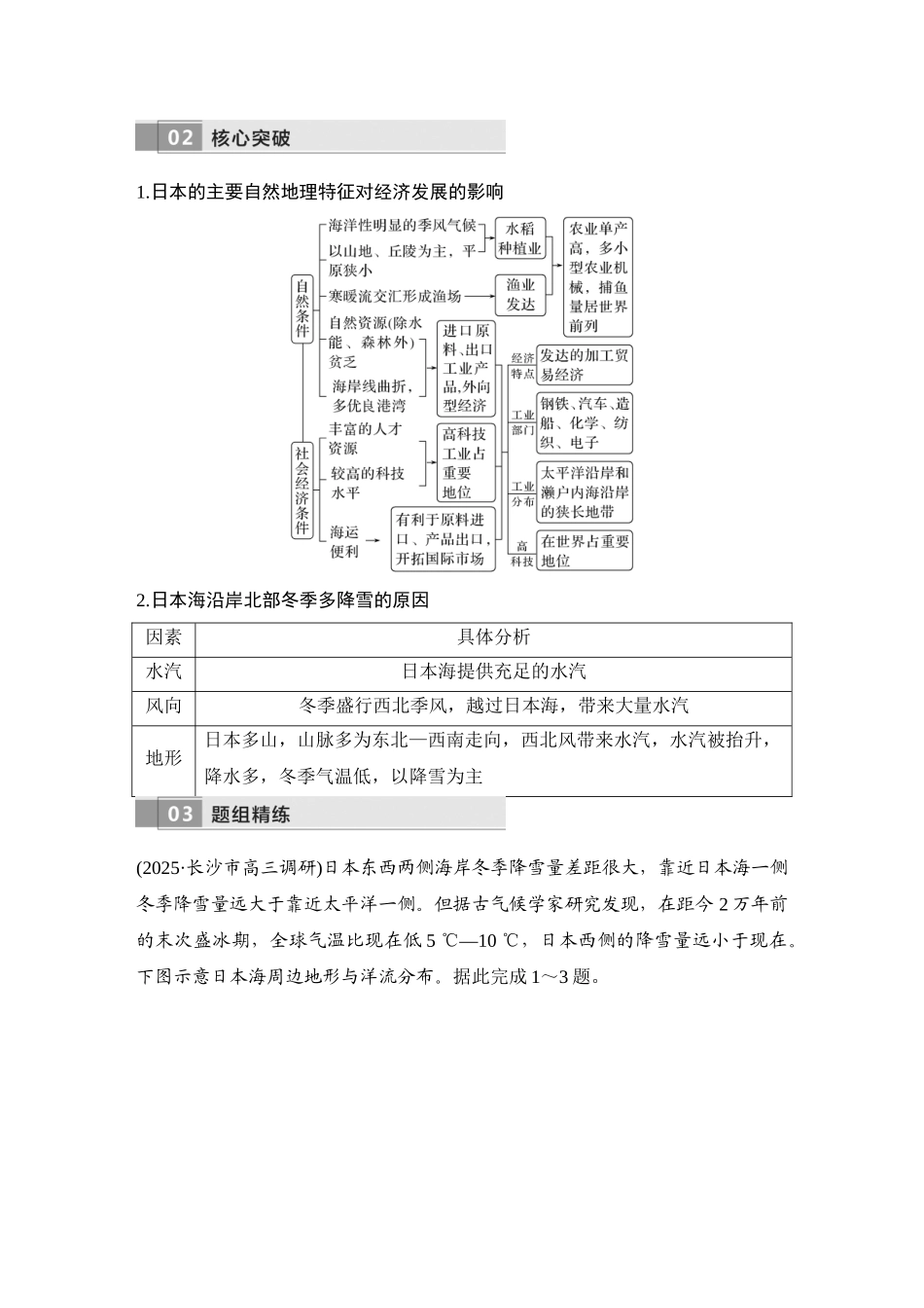 2026版创新设计高考总复习地理中图版学生用-第84课时　日本　印度　俄罗斯.docx_第2页