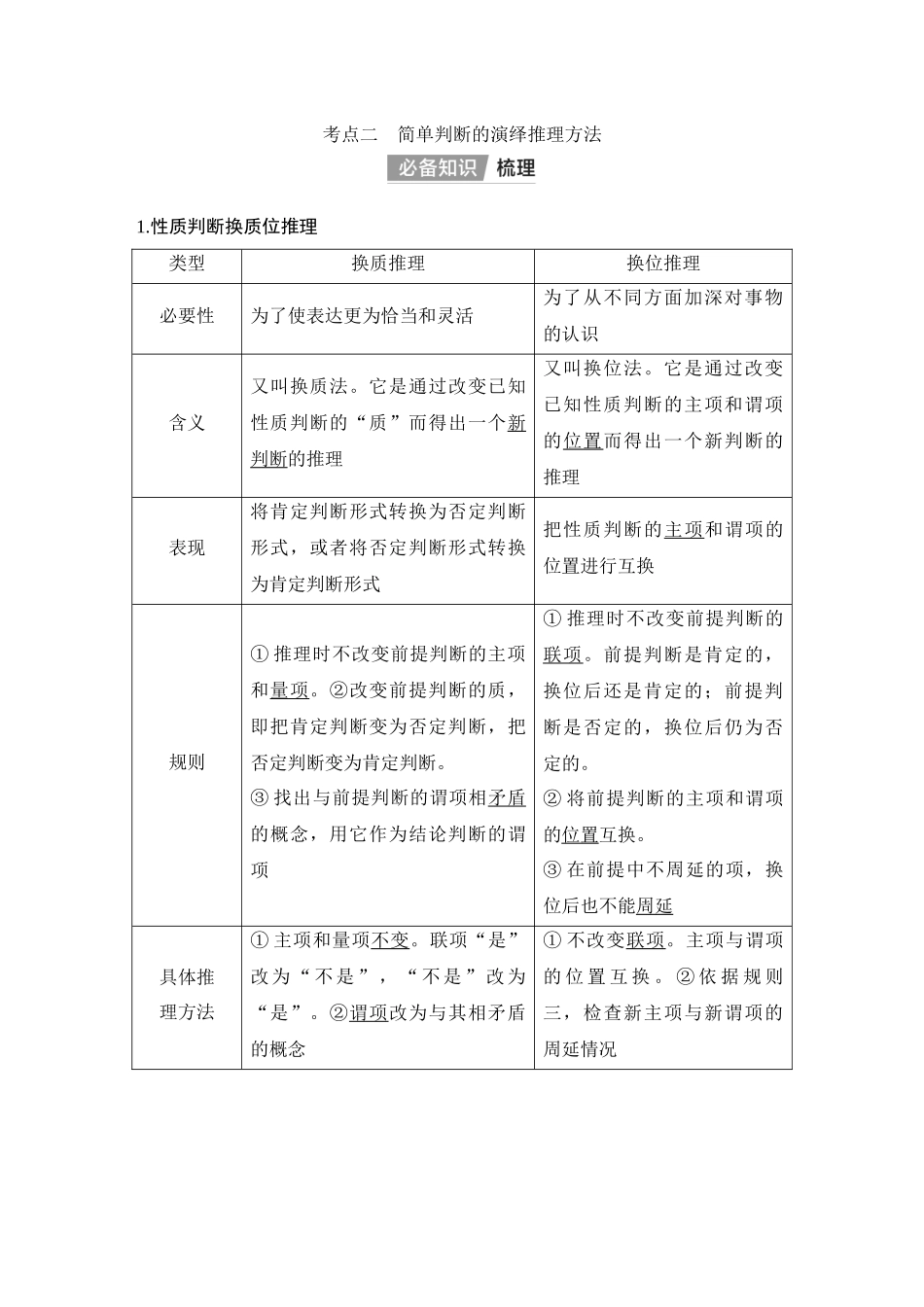 2026版创新设计高考总复习思想政治部编版教师用-第3课时　推理的概述与简单判断的演绎推理方法.docx_第3页