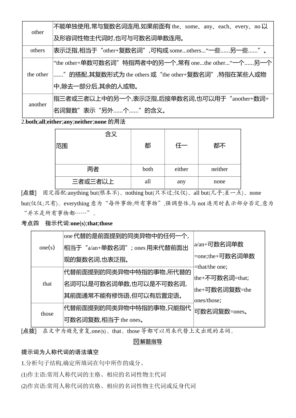 2026版创新设计高考总复习英语(外研版)教师用-第二节　代词.docx_第3页