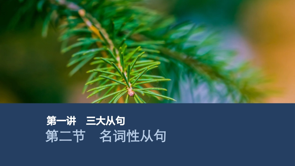 2026版创新设计高考总复习英语(外研版)课件-第二节　名词性从句.pptx_第1页