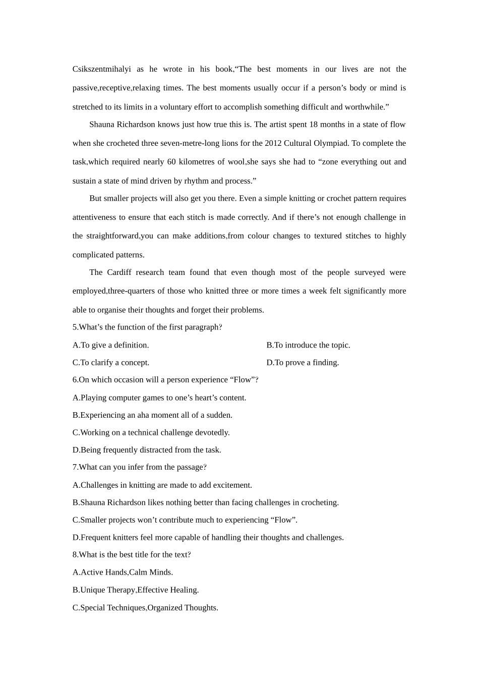2026版创新设计高考总复习英语(外研版)课时作业-Unit 2Making a difference.docx_第3页