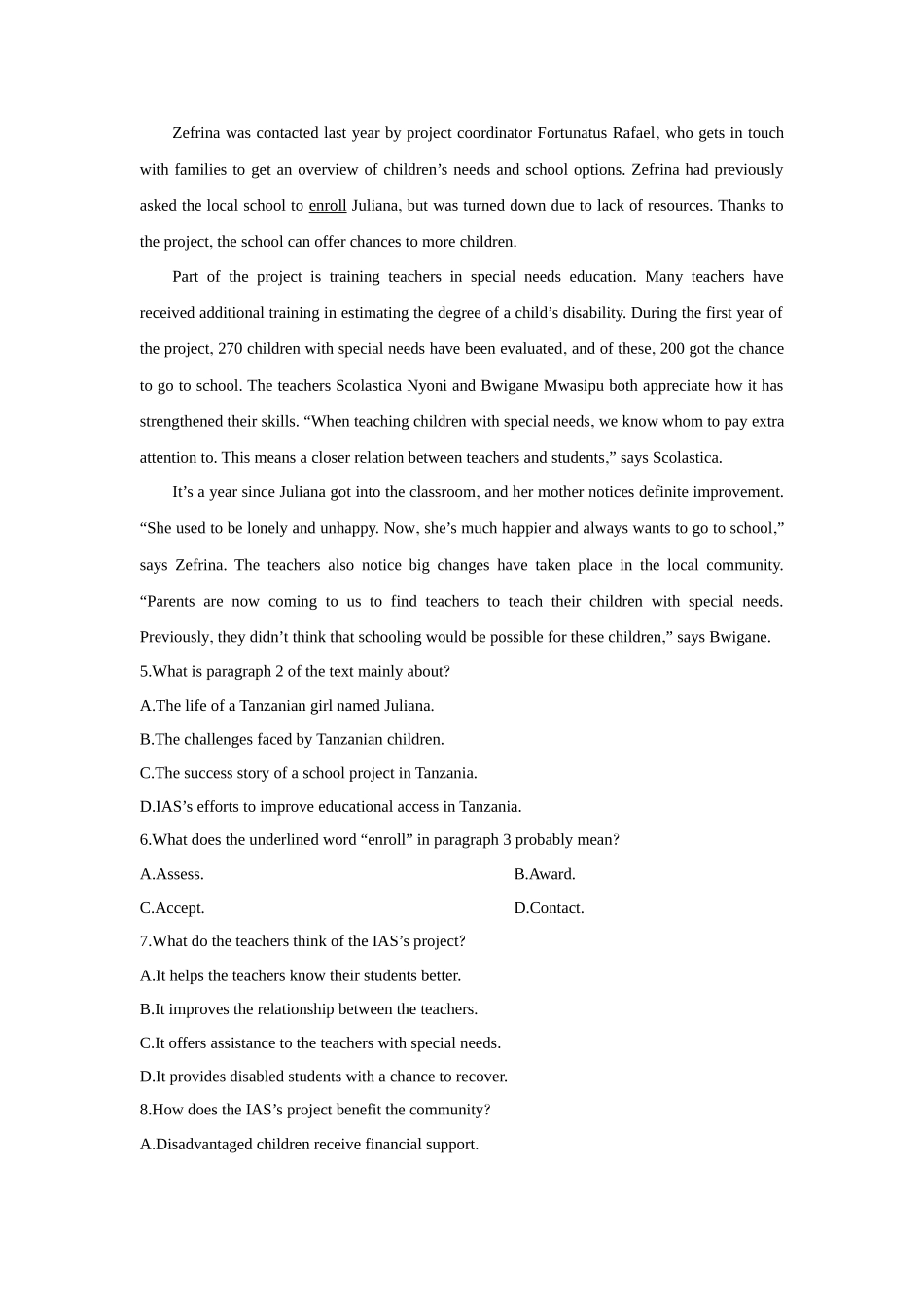 2026版创新设计高考总复习英语(外研版)课时作业-Unit 4Breaking boundaries.docx_第3页