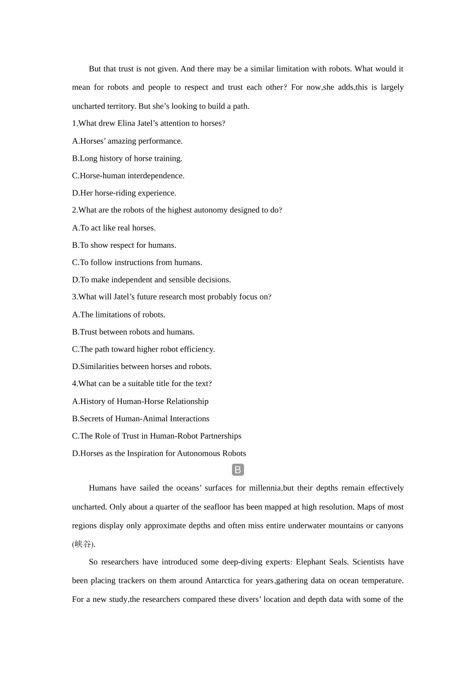 2026版创新设计高考总复习英语(外研版)课时作业-Unit 5Into the unknown.docx_第2页