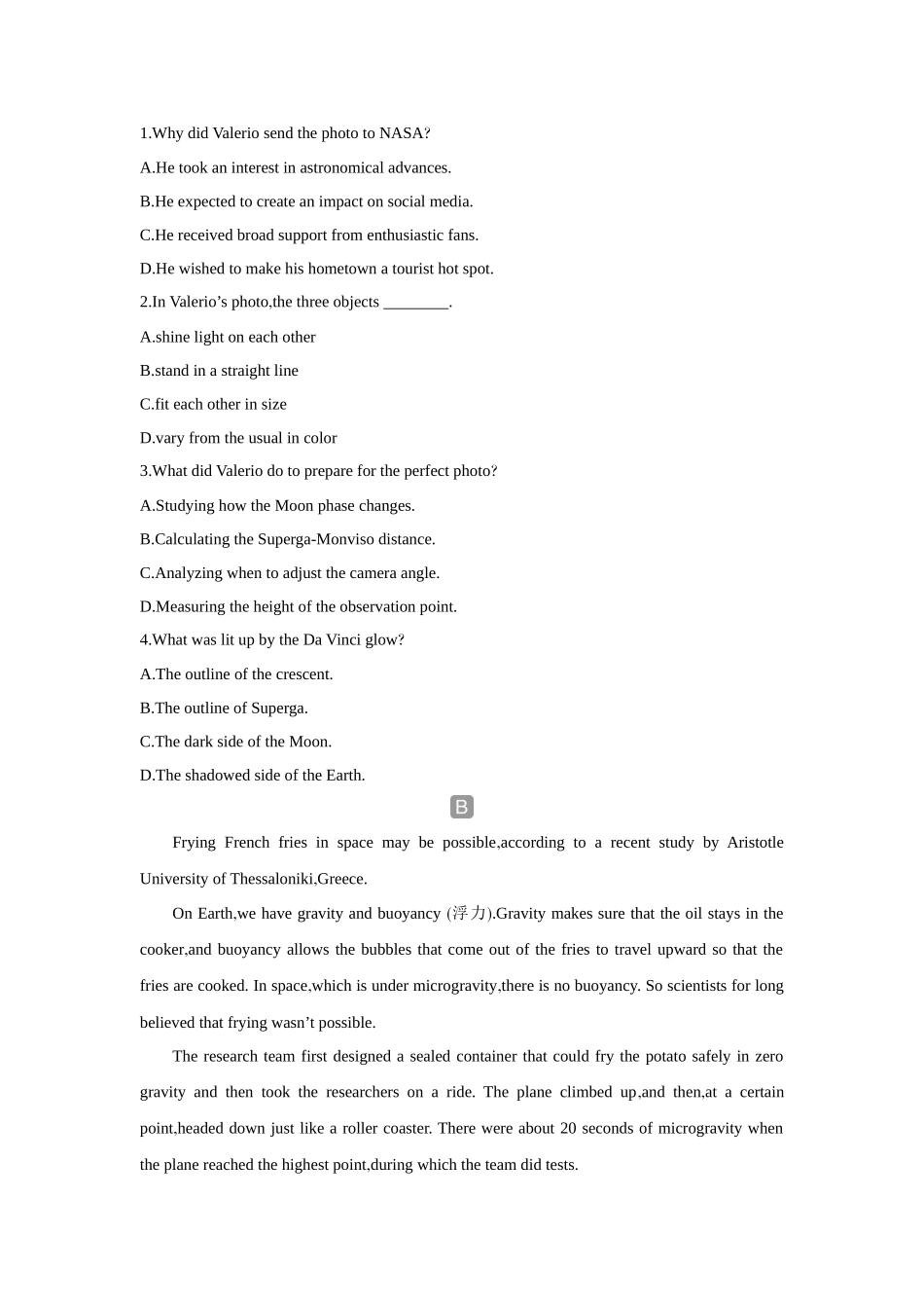 2026版创新设计高考总复习英语(外研版)课时作业-Unit 6Space and beyond.docx_第2页
