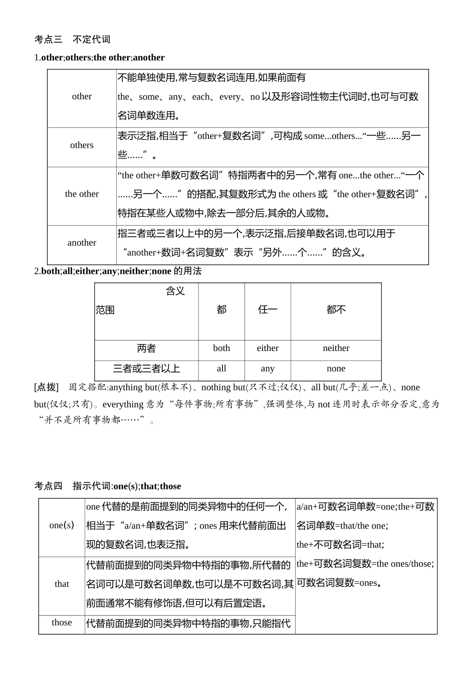 2026版创新设计高考总复习英语(外研版)语法专题-第二节　代词.docx_第3页