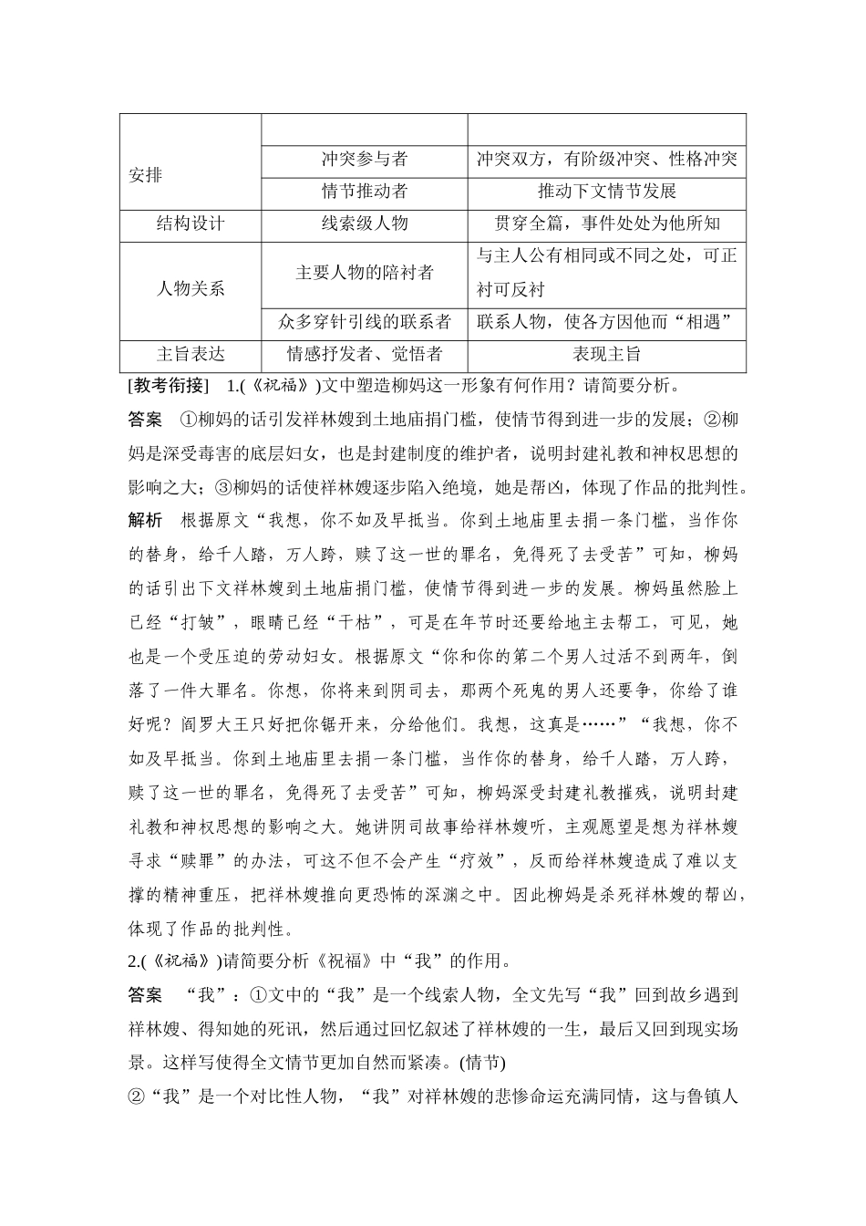 2026版创新设计高考总复习语文部编版教师用-学案68　分析人物形象、物象、个像和群像的作用——形神兼析，“人”“物”共赏.docx_第2页