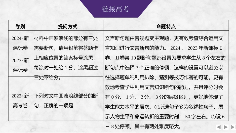 2026版创新设计高考总复习语文部编版课件-学案37　文言语句断句——抓住四标志，思考六角度.pptx_第3页