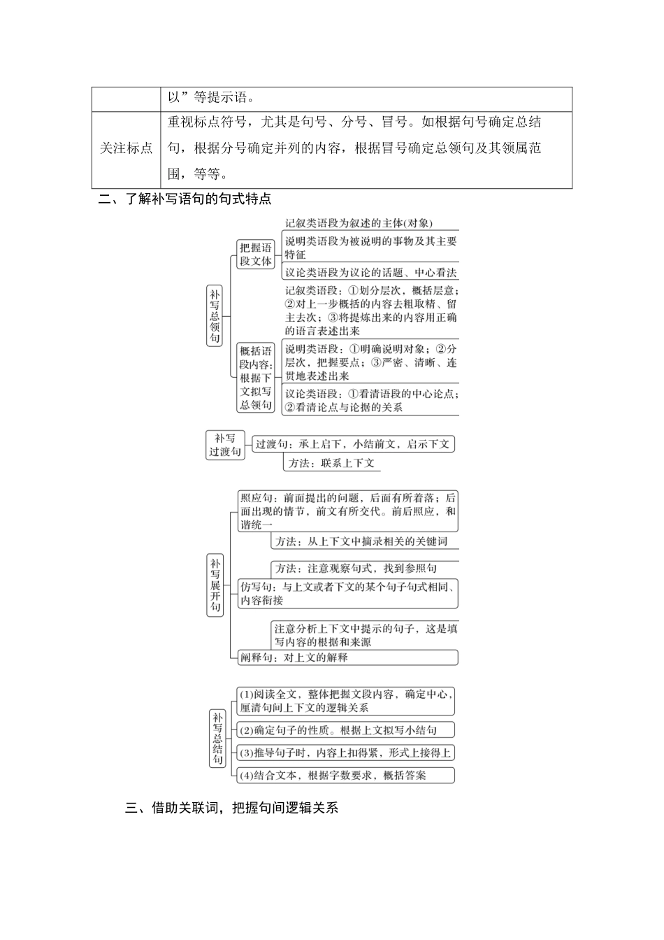 2026版创新设计高考总复习语文部编版学生用-学案87　衔接补写语句——理清文脉，联系语境.docx_第2页