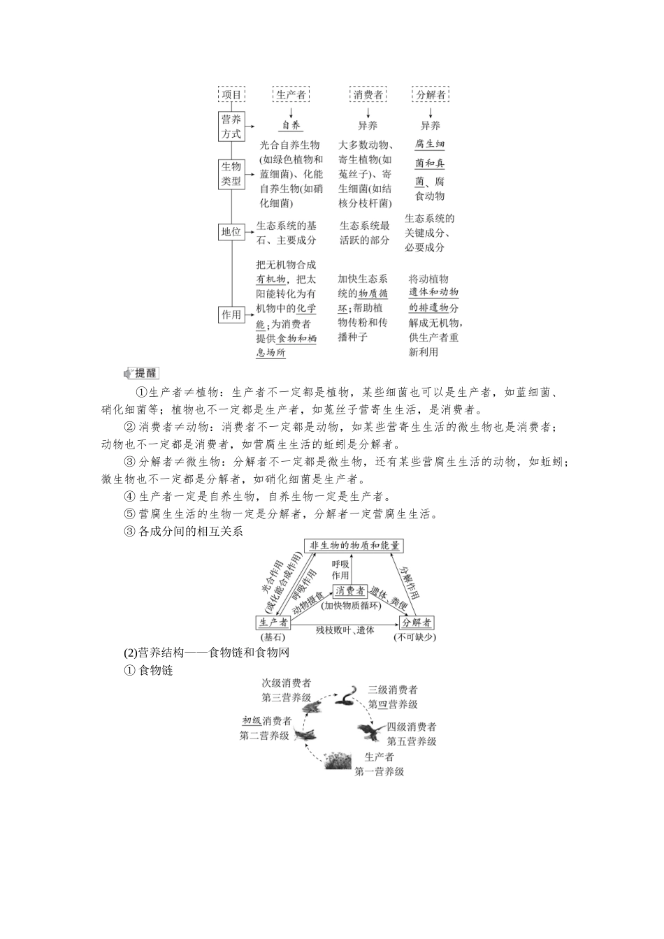2026版红对勾一轮复习讲与练高考生物模块四　第九单元　第47课时　生态系统的结构与能量流动.docx_第2页
