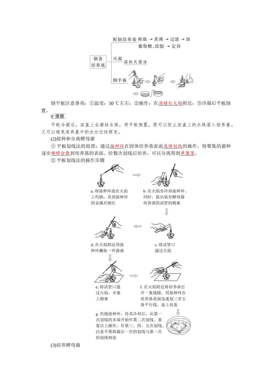 2026版红对勾一轮复习讲与练高考生物模块五　第十单元　第51课时　微生物的培养技术及应用.docx_第3页