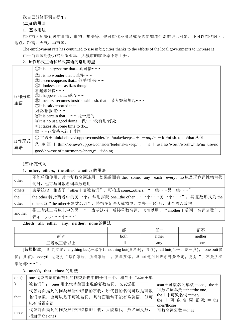 2026版红对勾一轮复习讲与练高考英语12.第十二讲　代词和并列连词.docx_第3页