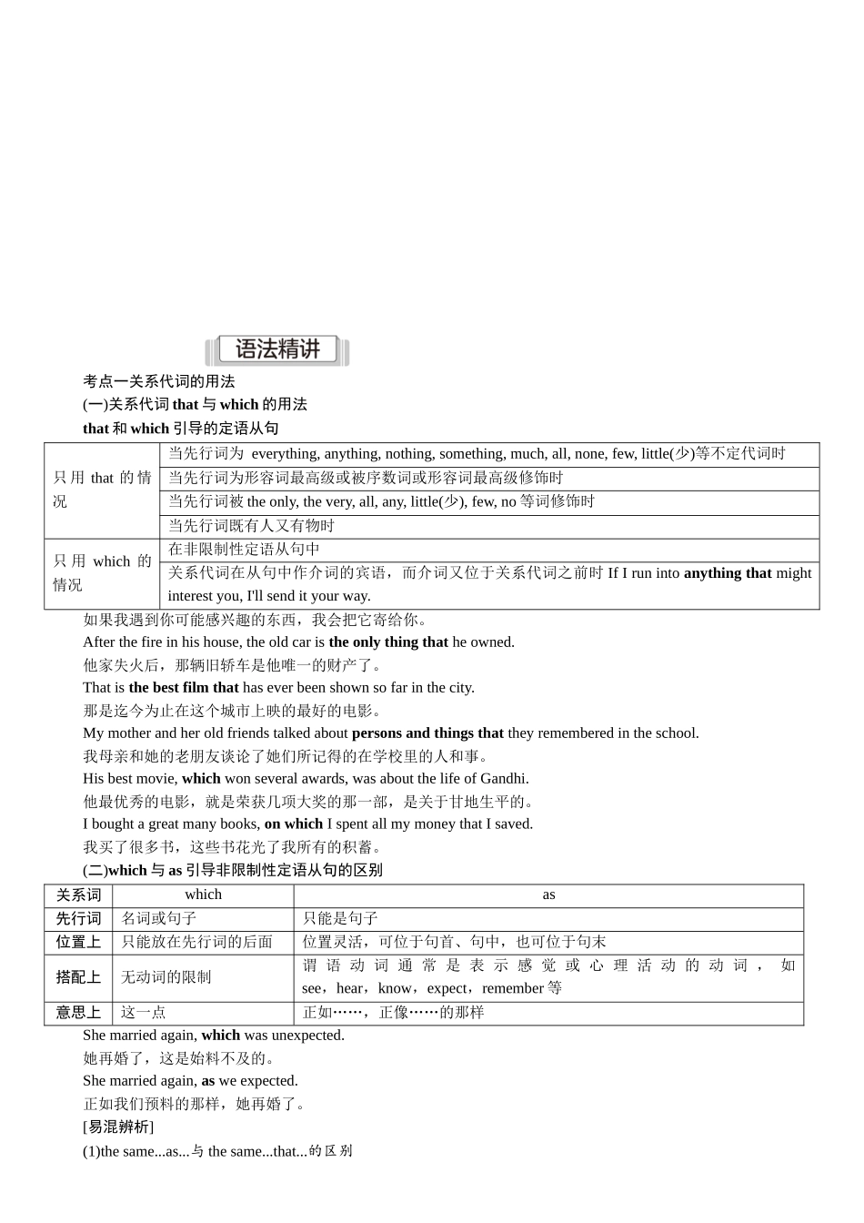 2026版红对勾一轮复习讲与练高考英语14.第十四讲　定语从句.docx_第2页