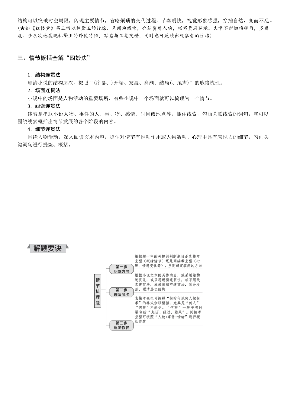 2026版红对勾一轮复习讲与练高考语文03.第二讲　情节：作者讲了什么故事？.docx_第3页