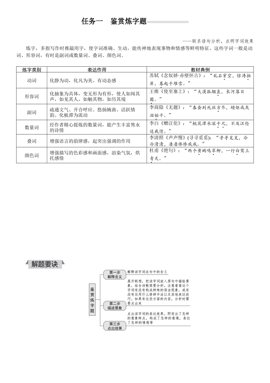 2026版红对勾一轮复习讲与练高考语文04.第三讲　古诗语言：四大角度，四大题型.docx_第2页