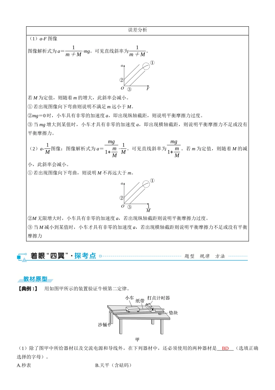 2026版三维设计一轮高中总复习物理通用版-第18课时　探究加速度与力、质量的关系　[实验增分课].docx_第2页