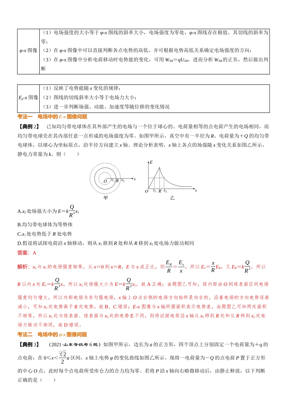 2026版三维设计一轮高中总复习物理通用版-第45课时　电场中的功能关系及图像问题　[重难突破课].docx_第3页