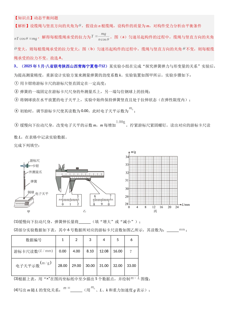 2026版三维设计一轮高中总复习物理通用版题库-专题二  相互作用—力.doc_第2页
