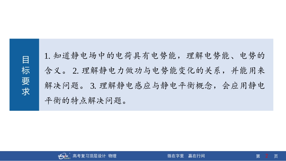 2026版赢在微点顶层设计大一轮物理-第2讲　电场能的性质.pptx_第2页