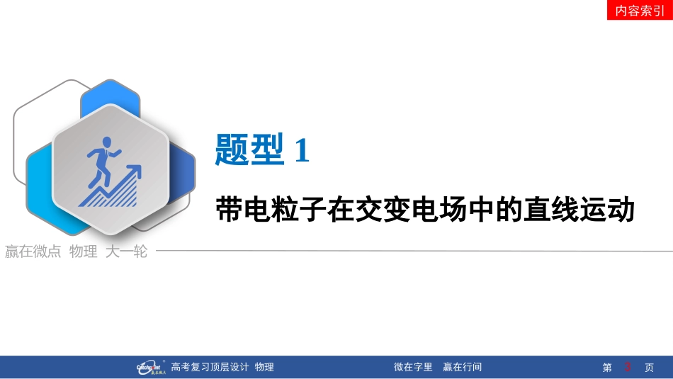2026版赢在微点顶层设计大一轮物理-专题提升十七　带电粒子在交变电场中的运动.pptx_第3页