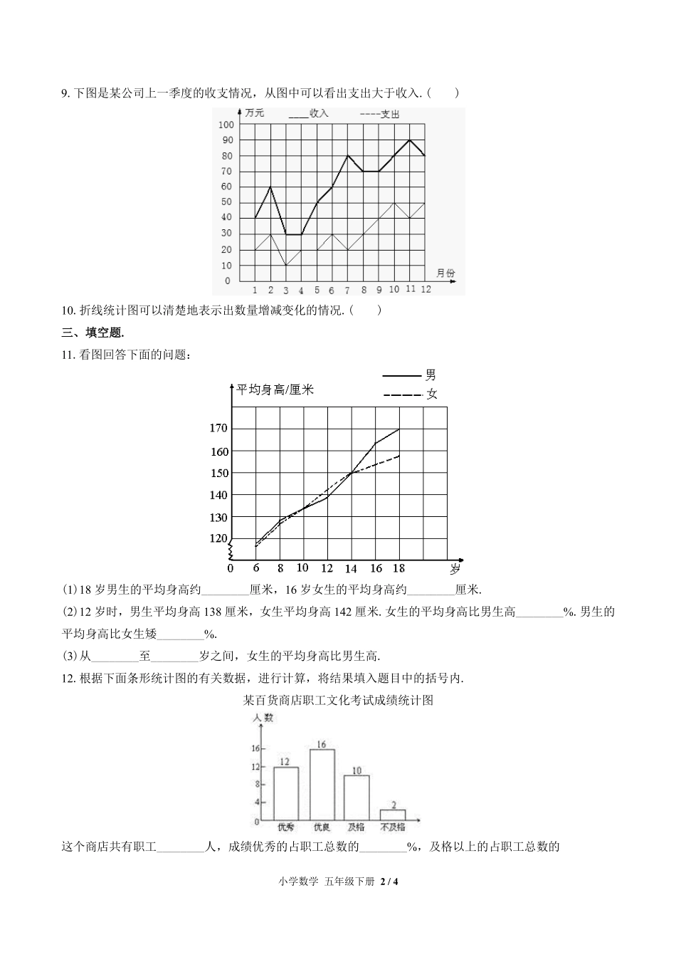 （苏教版）小学数学五年级下册 第二单元测试及答案03.pdf_第2页