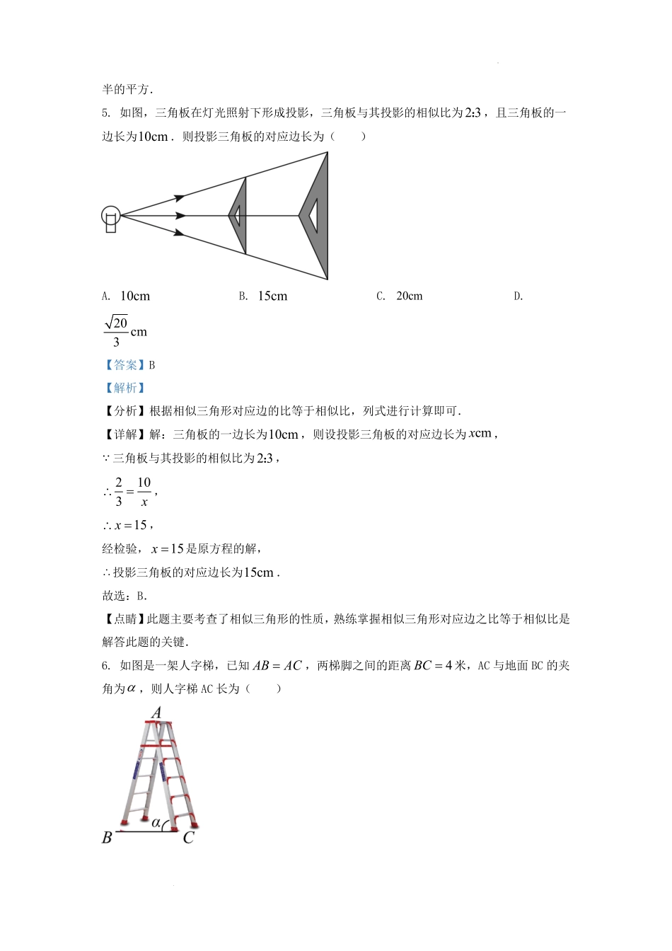 2022-2023学年吉林省长春市南关区九年级上学期数学期末试题及答案.pdf_第3页