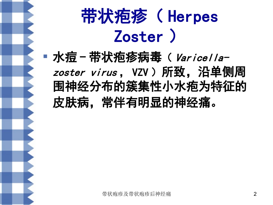 带状疱疹及带状疱疹后神经痛培训课件.pptx_第2页