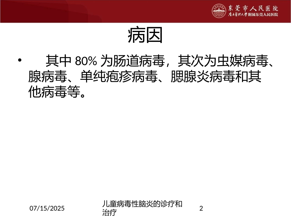 儿童病毒性脑炎的诊疗和治疗课件.pptx_第2页