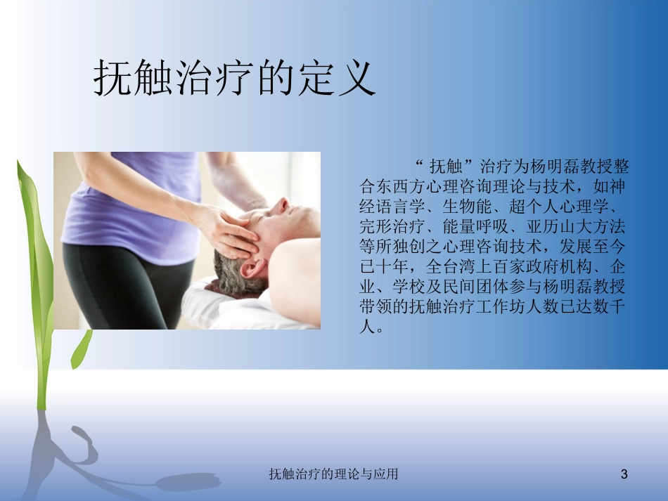 抚触治疗的理论与应用培训课件.pptx_第3页