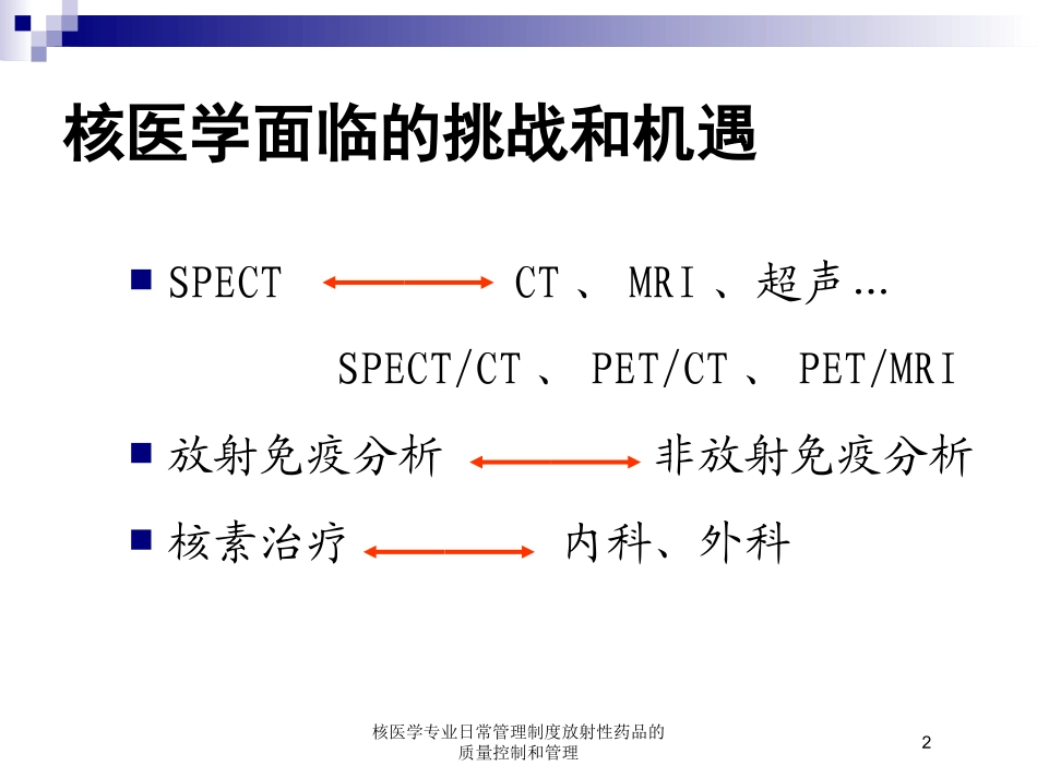 核医学专业日常管理制度放射性药品的质量控制和管理培训课件.pptx_第2页