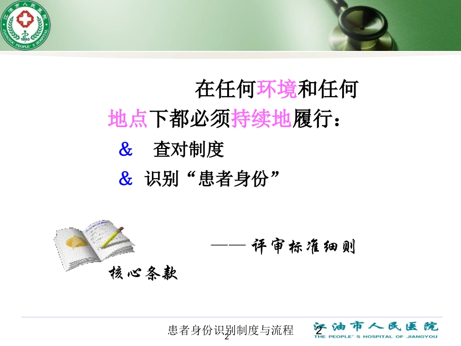 患者身份识别制度与流程培训课件.pptx_第2页