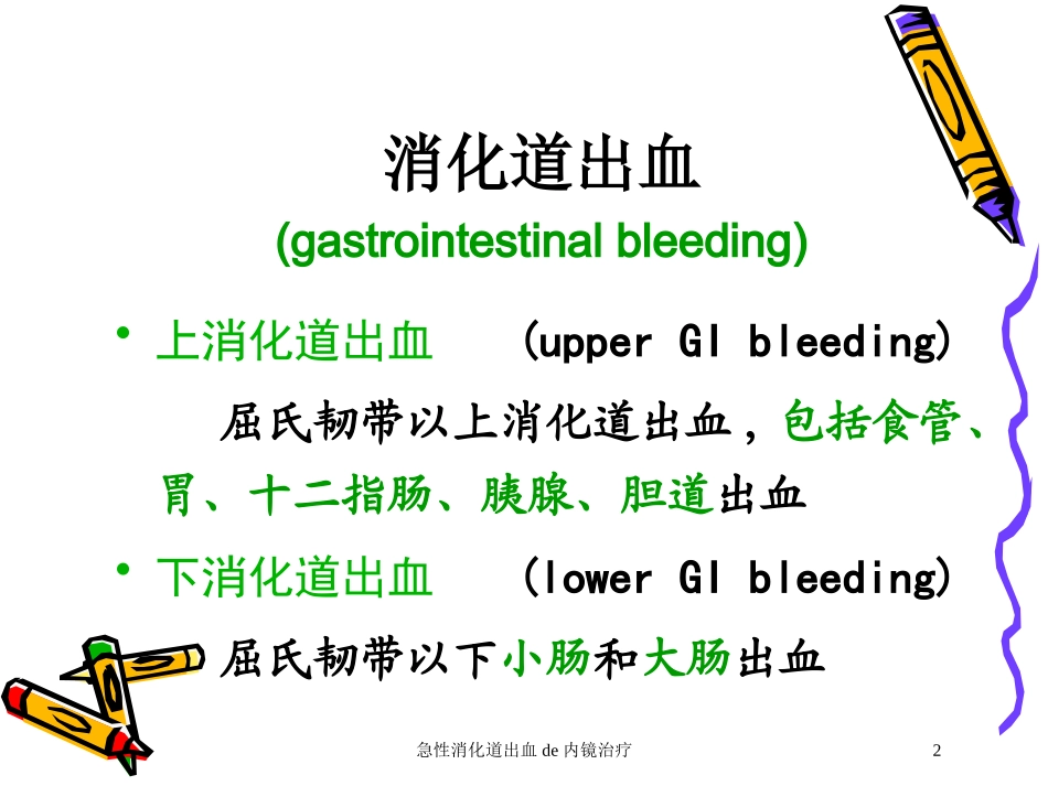 急性消化道出血的内镜治疗培训课件.pptx_第2页