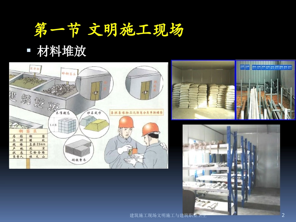 建筑施工现场文明施工与建筑职业卫生培训课件.pptx_第2页
