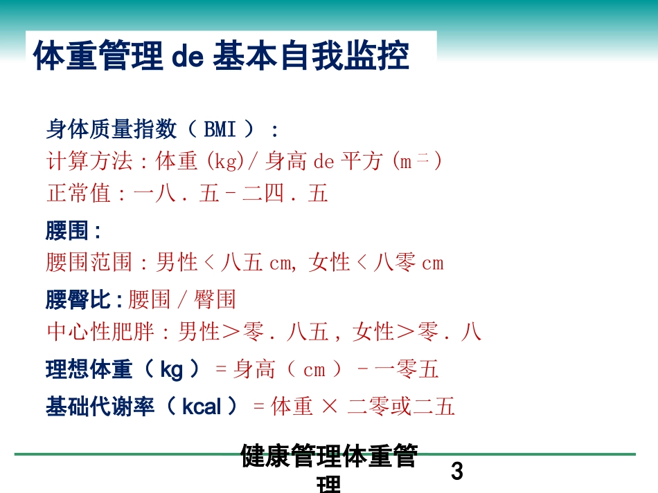 健康管理体重管理培训课件.pptx_第3页