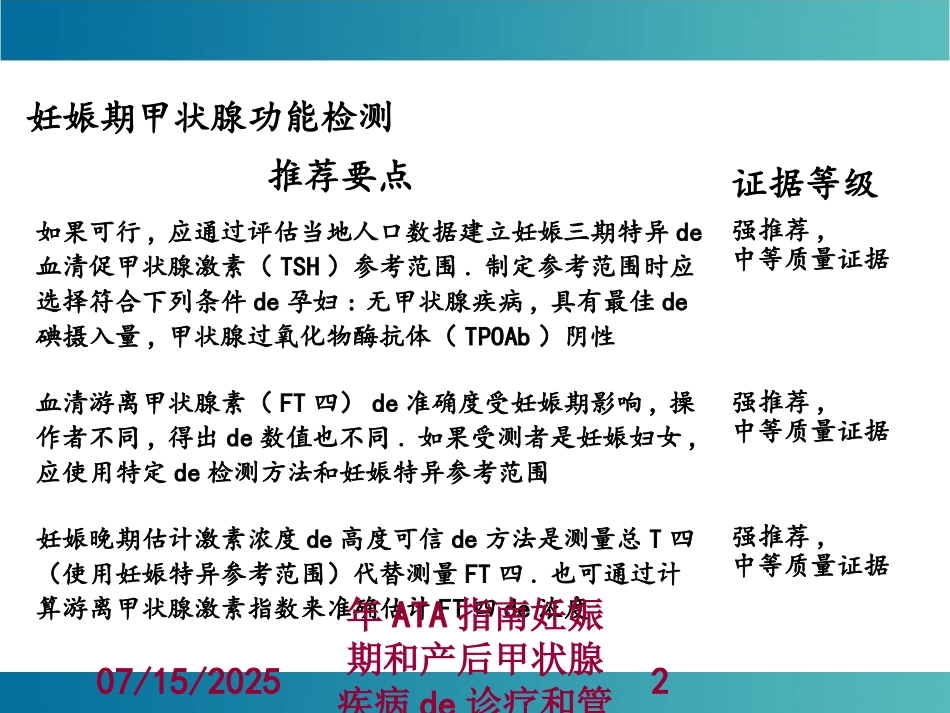 年ATA指南妊娠期和产后甲状腺疾病的诊疗和管理课件.pptx_第2页