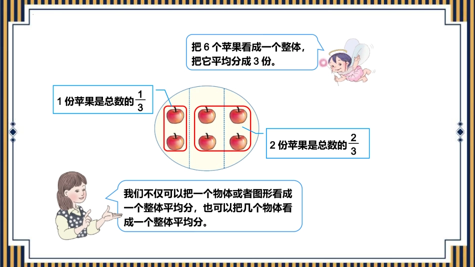 人教版三年级数学上册《分数的简单应用》分数的初步认识t教学课件-2篇11.pptx_第3页