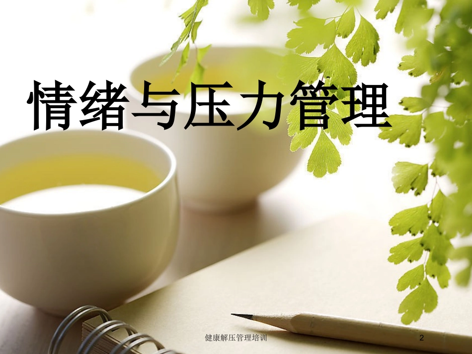 健康解压管理培训培训课件.pptx_第2页