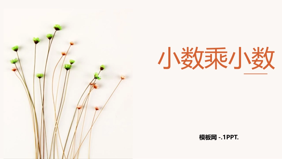 人教版五年级数学上册《小数乘小数》小数乘法课件6.pptx_第1页