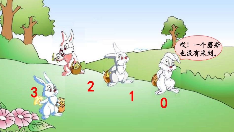 人教版一年级数学上册《0的认识》1-5的认识和加减法优质课件-2篇25.pptx_第3页