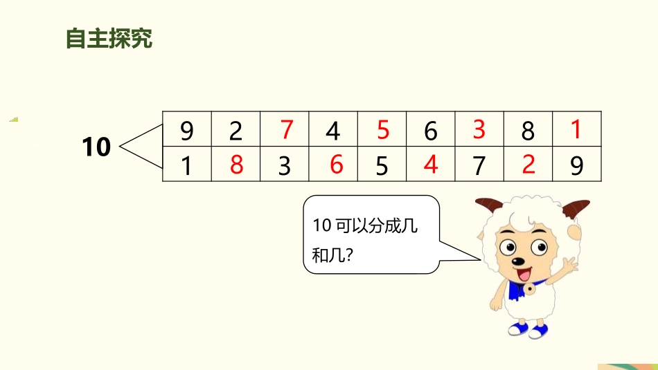人教版一年级数学上册《10的加减法》6-10的认识和加减法精品课件-2篇7.pptx_第3页