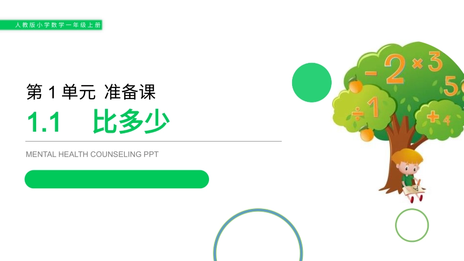人教版一年级数学上册《比多少》准备课课件-2篇27.pptx_第1页