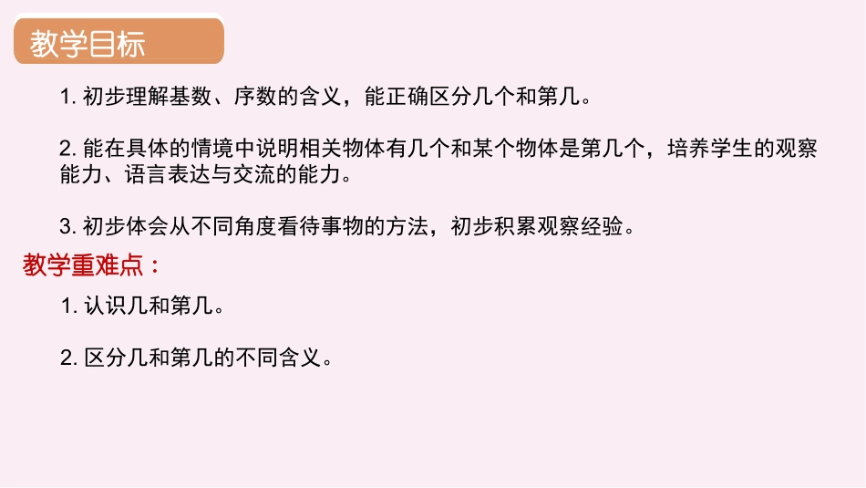 人教版一年级数学上册《第几》课件-2篇6.pptx_第2页