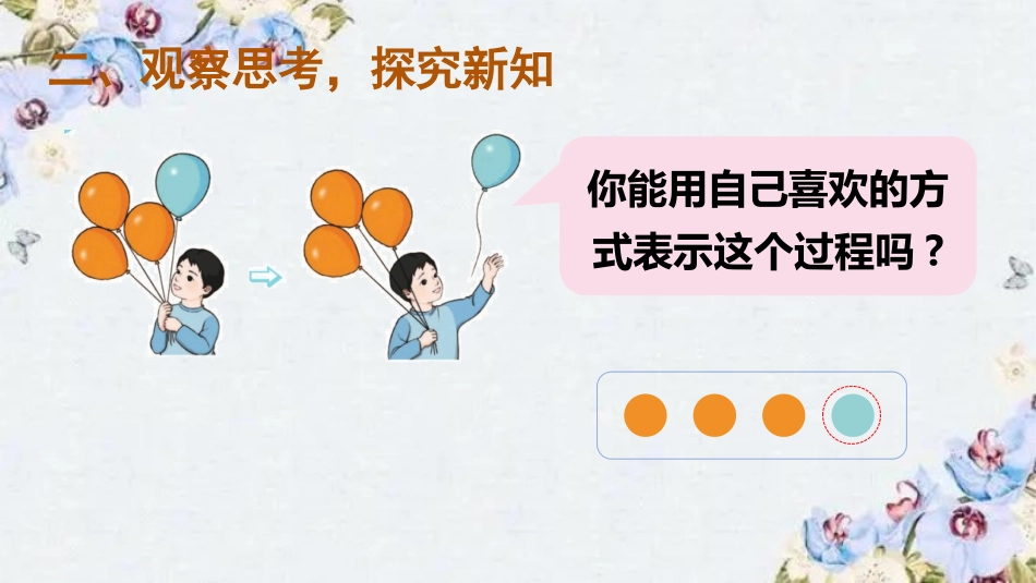 人教版一年级数学上册《减法》1-5的认识和加减法课件-2篇1.pptx_第3页