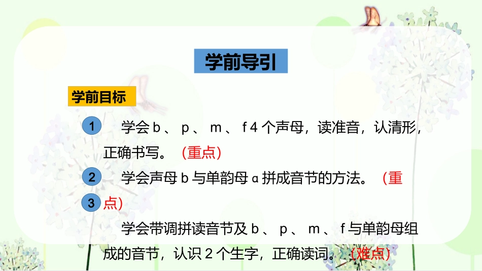 人教版一年级语文上册bpmf课件2.pptx_第3页