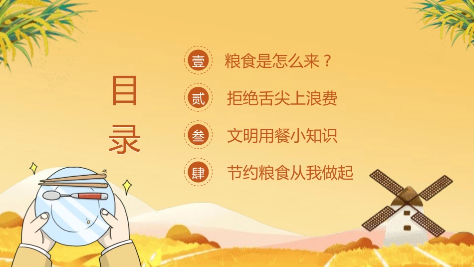 世界粮食日 珍惜节约粮食主题 141.pptx_第2页